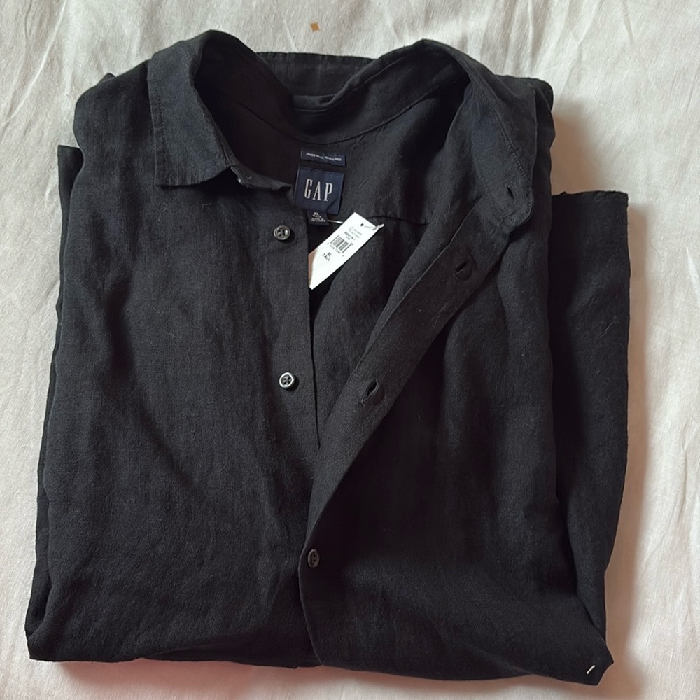 100% linen gap shirt, XL Tall